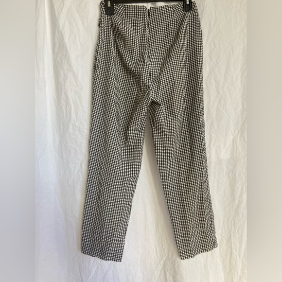 Free People Checkered Pant with Tie and Zipper Size 2 - Picture 9 of 11